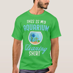 T-shirt Voici Mon Aquarium Nettoyant Drôle Poisson Amoureu