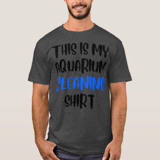 T-shirt Voici Mon Aquarium Nettoyant Drôle Poisson Amoureu