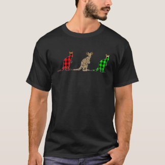 T-shirt Voici Mon Arbre De Noël Pajama Kangaroo Ani