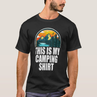 T-shirt Voici Mon Camping Camping Hommes Femmes Enfants 1