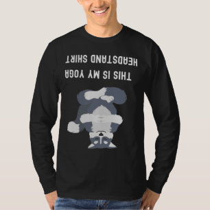T-shirt Voici Mon Casque De Yoga ! Funny Yoga Funny Husk