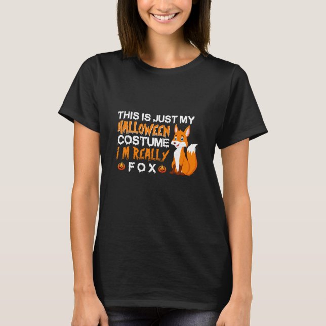 T-shirt Voici mon costume de renard (Devant)