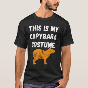T-shirt Voici Mon Costume De Rodent De Cochon D'Eau Capyba