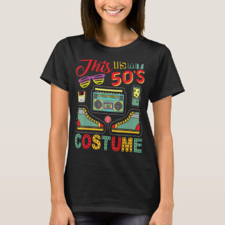 T-shirt Voici Mon Costume les années 50 1950 Retro Vintage