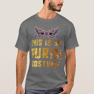 T-shirt Voici Mon Costume Purim Juif Joyeux Purim Holida