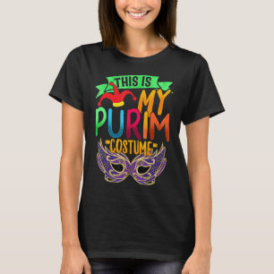 T-shirt Voici Mon Costume Purim Juif Joyeux Purim Holida