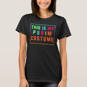 T-shirt Voici Mon Costume Purim Juif Joyeux Purim Holida