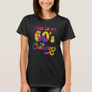 T-shirt Voici Mon Costume Super Tie Dye Halloween 60s