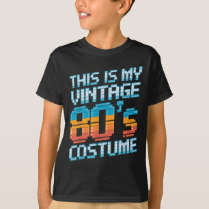 T-shirt Voici mon costume Vintage des années 80 1980 Fashi
