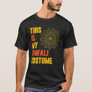 T-shirt Voici mon Diwali Custom Happy Diwali avec Deepawa