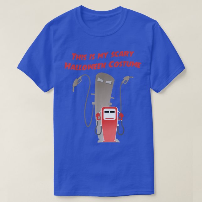 T-shirt Voici Mon Halloween Hommes Femmes Prix Du Gaz Dies (Design devant)