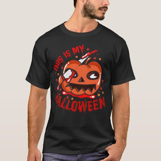 T-shirt Voici mon Halloweencute citrouille Halloween 2022  (Devant)