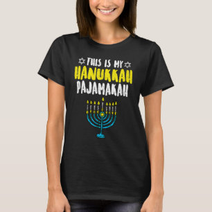 T-shirt Voici Mon Hanoukka Pajamakah Chanukah Hanoukka Co
