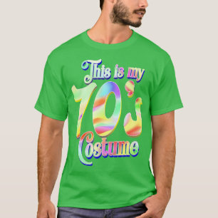 T-shirt Voici Mon les années 70 Costume T-Shirt-gigapixel 
