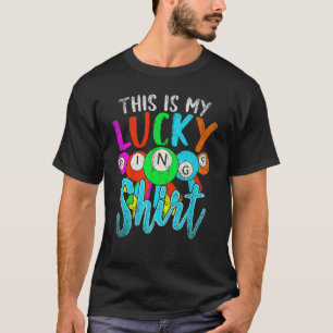 T-shirt Voici Mon Lucky Bingo Player Bingo