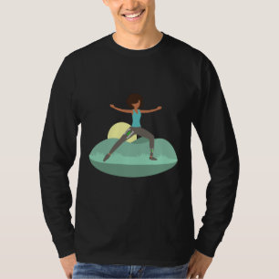 T-shirt Voici Mon Poignée De Yoga