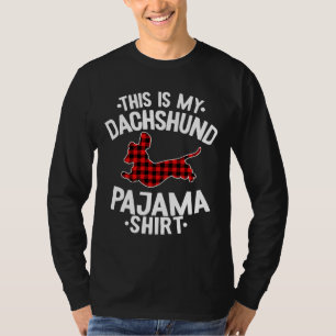 T-shirt Voici Mon Pyjama Dachshund