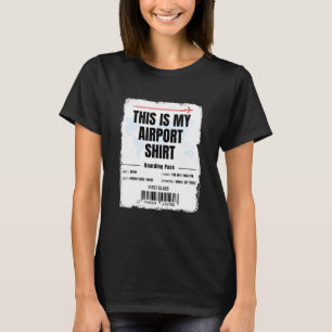T-shirt Voici My Airport Shirt Family Travel