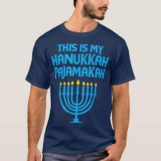 T-shirt Voici My Hanoukka Pajamakah Shirt Funny Boys Gir