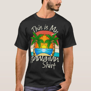 T-shirt Voici My Hawaiian Aloha Hawaii pour les femmes hom