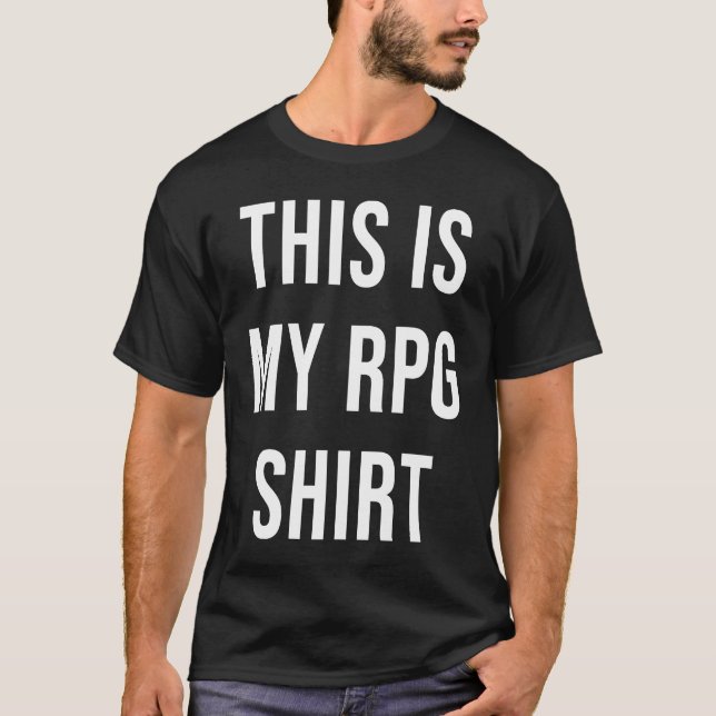 T-shirt Voici My RPG Dungeons DM Master D20 Dragons (Devant)