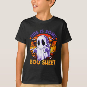 T-shirt Voici Un Petit Fantôme En Feuille De Boite Pour Ho