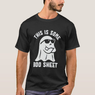 T-shirt Voici Un Peu De Feuille De Boite Ghost Cute Boo Gh