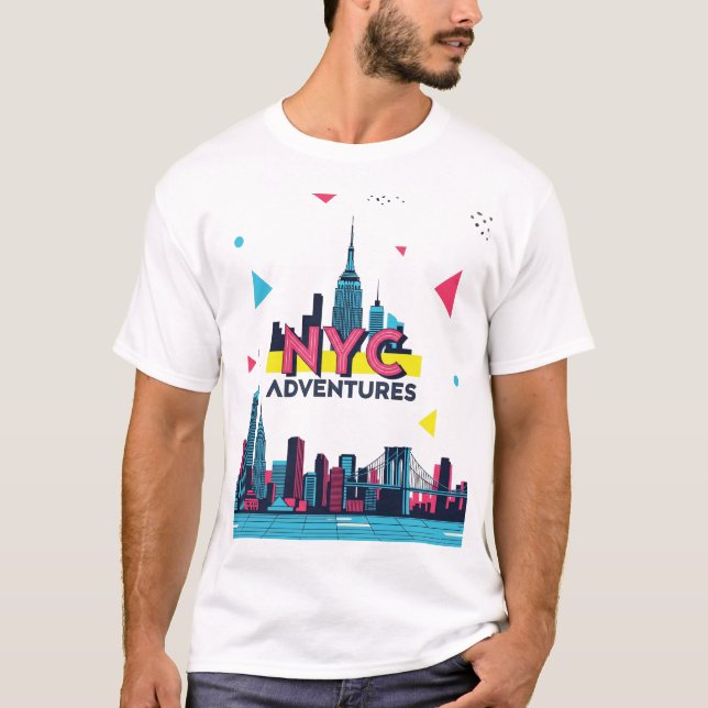 T-shirt Voici un titre, des balises et une description dét (Devant)