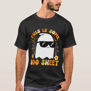 T-shirt Voici Une Feuille De Boite Halloween Ghost Funny C