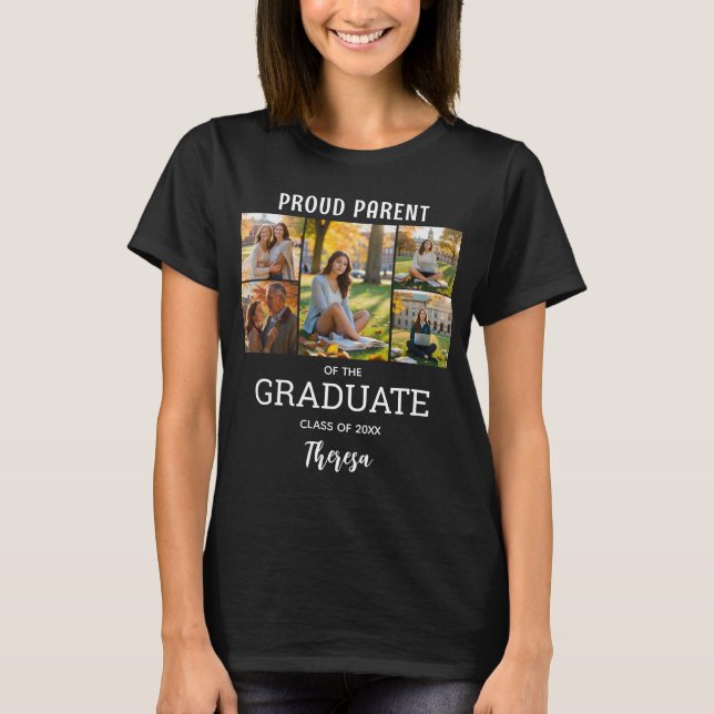 T-shirt Voie mémoire de graduation personnalisée (Devant)