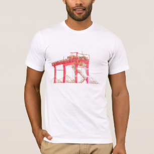 T-shirt Voie portuaire industrielle Port Dockside Crane