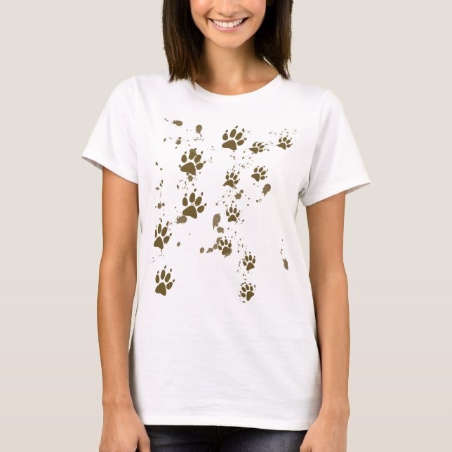 T-shirt Voies de loup (Devant)