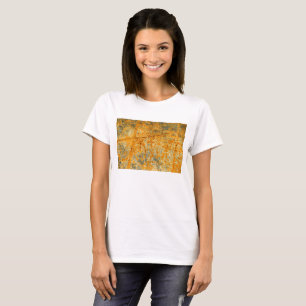 T-shirt voies de rouille acide