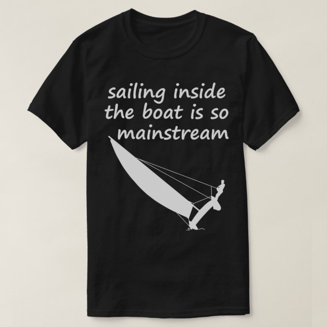 T-shirt Voile à l'intérieur du bateau catamaran trapèze vo (Design devant)