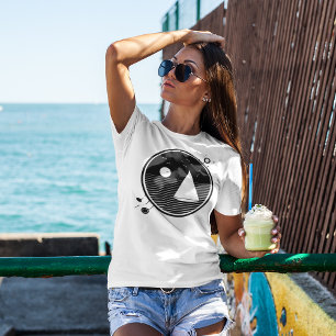 T-shirt Voile au milieu de l'océan