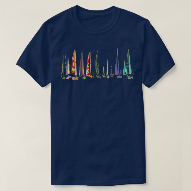 T-shirt Voile de l'équipe de puissance aérienne (Design devant)
