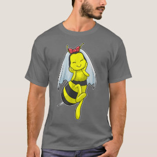 T-shirt Voile de mariée abeille mariage