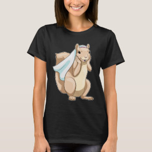 T-shirt Voile de mariée écureuil