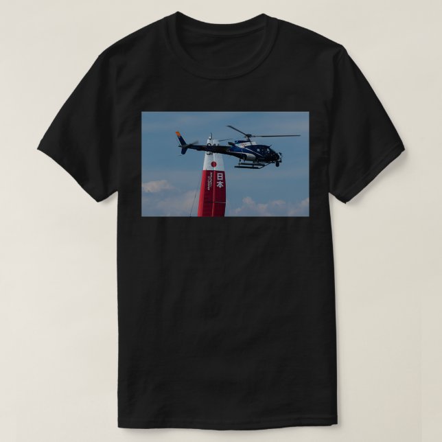 T-shirt Voile GP 2021 SaintTropez France Hélicoptère BIPHO (Design devant)