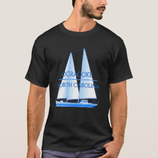 T-shirt Voile nautique côtière d'Ocracoke