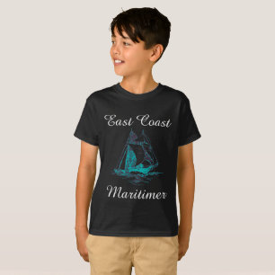 T-shirt Voilier maritime de la côte Est