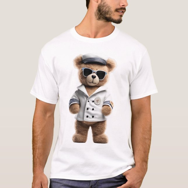 T-shirt Voilier Teddy Bear (Devant)