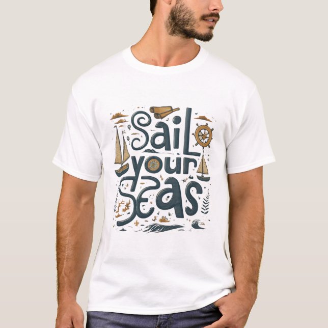 T-shirt Voilier vos mers (Devant)