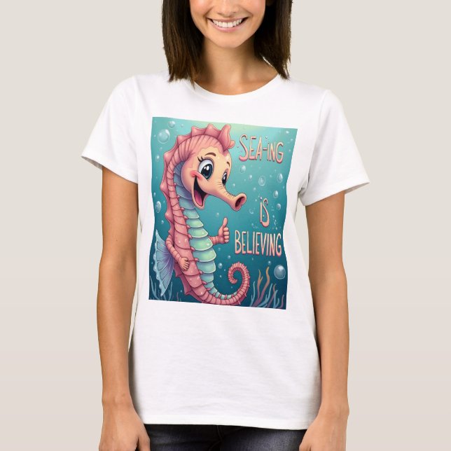T-shirt Voir c'est croire - Inspiré par l'océan (Devant)