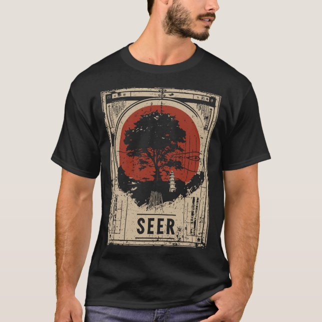 T-shirt VOIR l'affiche de l'arbre mystique de la sagesse (Devant)