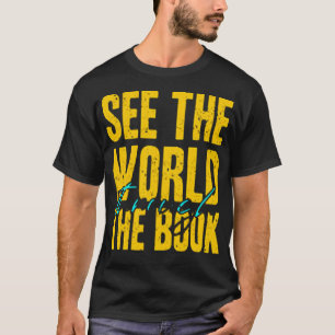 T-shirt Voir le monde à travers le livre