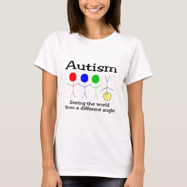 T-shirt Voir le monde d'un angle différent (Devant)