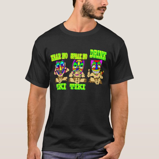 T-shirt Voir pas d'oreille sur TIKI (Devant)