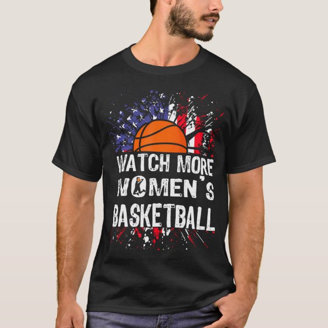 T-shirt Voir plus de femmes Basketball Femmes Fête des mèr (Devant)