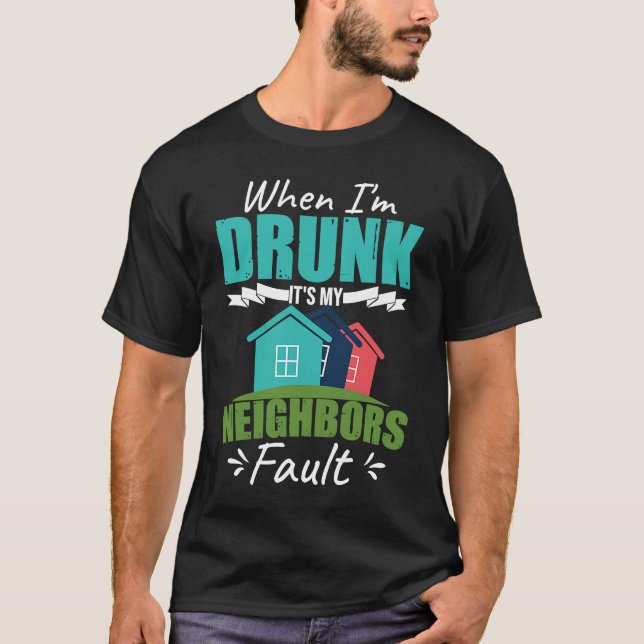 T-shirt Voisin drôle (Devant)